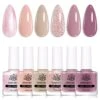 6 Colors Nude Pink Nail Polish Set 10ml