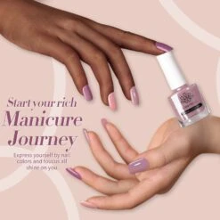 6 Colors Nude Pink Nail Polish Set 10ml -Born Pretty Salon 59830 ZI 2