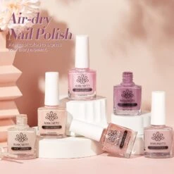 6 Colors Nude Pink Nail Polish Set 10ml -Born Pretty Salon 59830 ZI 6