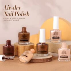6 Colors Nude Brown Nail Polish Set 10ml -Born Pretty Salon 59831 ZI 6
