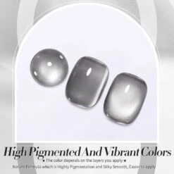 Gray Moonlight Cat Magnetic Gel Polish 15ml -Born Pretty Salon 59832 ZI 1 34f358bf 420e 4840 a945 bc5bda4100c6