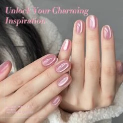 Pink Moonlight Cat Magnetic Gel Polish 15ml -Born Pretty Salon 59834z