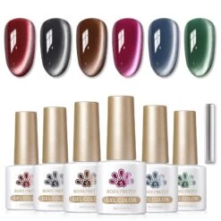 6 Colors Retro Cat Magnetic Gel The Dark Romance 7ml