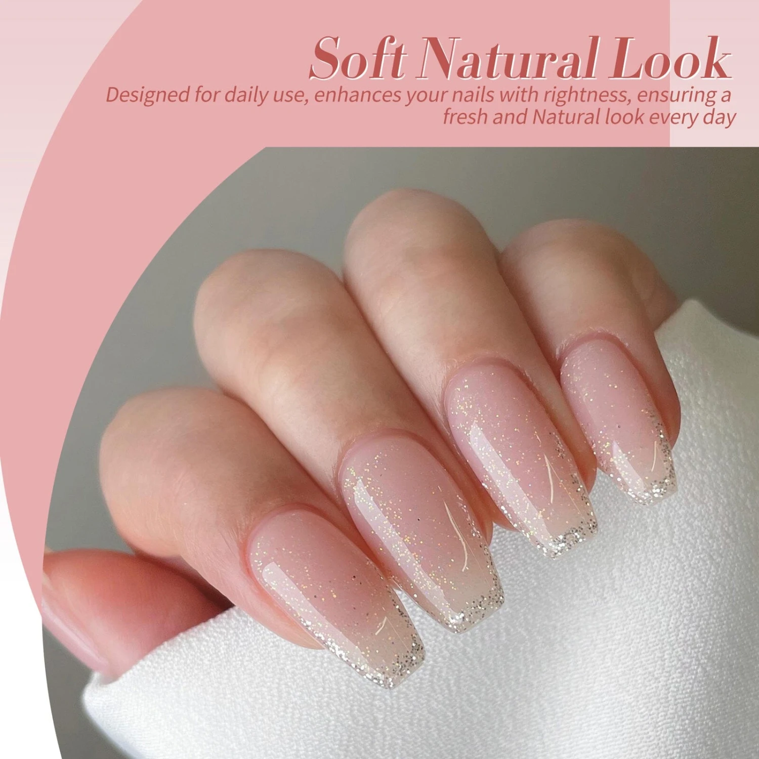 6 Colors Jelly Gel Polish Set Pink Veil 7ml 5 6 Colors Jelly Gel Polish Set Pink Veil 7ml - Image 5