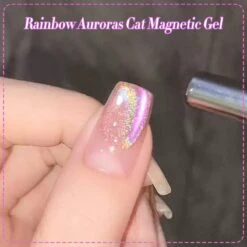 Auroras Rainbow Cat Magnetic Gel RA01 10ml -Born Pretty Salon 59913 1 ZIC 1