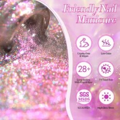 Auroras Rainbow Cat Magnetic Gel RA01 10ml -Born Pretty Salon 59913 1 ZIC 4