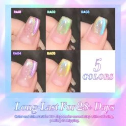 Auroras Rainbow Cat Magnetic Gel RA04 10ml -Born Pretty Salon 59913 ZIA 1 1