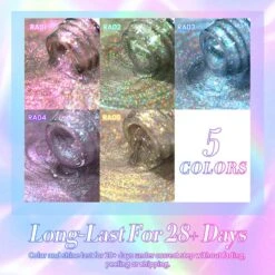 Auroras Rainbow Cat Magnetic Gel RA05 10ml -Born Pretty Salon 59913 ZIA 2