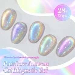 Auroras Rainbow Cat Magnetic Gel RA05 10ml -Born Pretty Salon 59913 ZIA 4