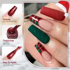 6 Colors Holiday Cheer Gel Polish Set 7ml -Born Pretty Salon 59955 ZI 4 064cd098 a788 4737 b180 5b3b9c18dd0e