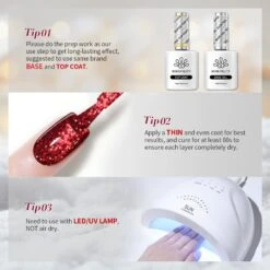 6 Colors Holiday Cheer Gel Polish Set 7ml -Born Pretty Salon 59955 ZI 6 b00cdc36 b4df 46b0 8eea faabc4a67510