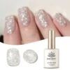 White Diamonds Glitter Sequins Gel Polish 15ml