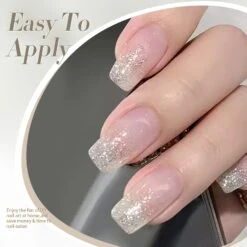 White Diamonds Glitter Sequins Gel Polish 15ml -Born Pretty Salon 59967 ZI 10