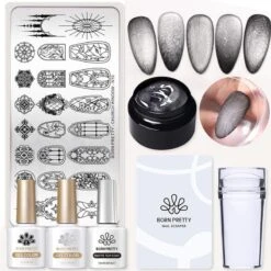 4/5/7/9pcs Set Nail Stamping Kit -Born Pretty Salon 59968 2