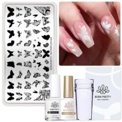 4/5/7/9pcs Set Nail Stamping Kit -Born Pretty Salon 59968 9