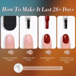 6 Colors Amber Glow Jelly Gel Polish Set 7ml -Born Pretty Salon 59969 ZI 7