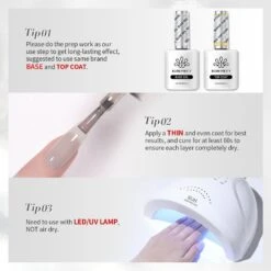 Milky Jelly Gel Polish #20 Arctic Grey 15ml -Born Pretty Salon 59972 ZI 6