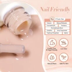 Nude Silk Peach Milky Jelly Gel Polish #21 15ml -Born Pretty Salon 59973 ZI 4 6e3b3481 0aeb 4312 b79c 919f738d29d5