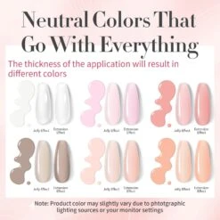 6 Colors 8 In 1 Builder Gel Polish Set 7ml -Born Pretty Salon 59998 ZI 1