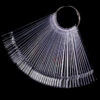 50pcs Clear Color Card False Nail Tips