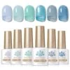 6 Colors Jelly Gel Set Misty Blue 7ml