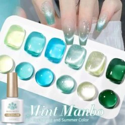 6 Colors Mint Manbo Gel Polish Set 01 10ml -Born Pretty Salon 60079 1 ZI 2 908e5b31 d0e3 4187 ac3f 87c3574825ac