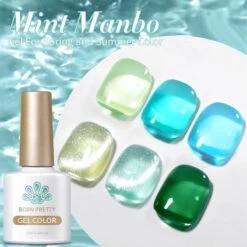 6 Colors Mint Manbo Gel Polish Set 01 10ml -Born Pretty Salon 60079 1 ZI 3 bc12e24f 0b40 4112 86be 55198f68b88a