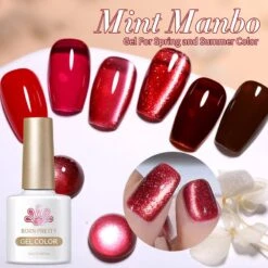 6 Colors Red Gel Polish Set 02 10ml -Born Pretty Salon 60079 2d