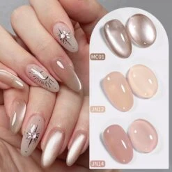 6 Colors Nude Pink Gel Polish Set 04 10ml -Born Pretty Salon 60079 4d