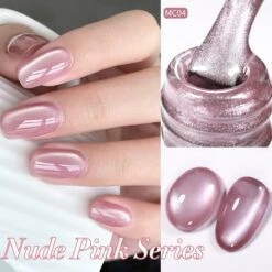 6 Colors Nude Pink Gel Polish Set 04 10ml -Born Pretty Salon 60079 4h