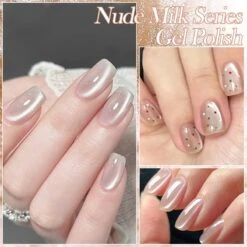 6 Colors Nude Milk Gel Polish Set 05 10ml -Born Pretty Salon 60079 5z