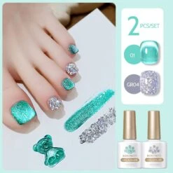 2pcs Set Gel Colors 10ml -Born Pretty Salon 60081 SX 24