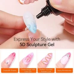 5D Sculpting Gel Clear 8ml -Born Pretty Salon 60149 ZI 1 dfac1489 d129 49e7 86fc 8ac4a9cfc8b1
