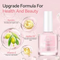 2pcs Set Base & Top Nail Polish 10ml -Born Pretty Salon 60167 ZI 6