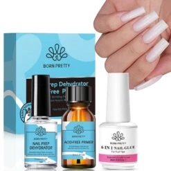 4pcs Set Nail Tips Set With Glue -Born Pretty Salon 60182 Z 3 d0310377 a329 44dc 800e 95c3fe8b5ab7