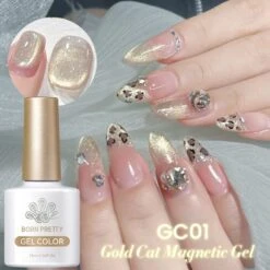 Gold Cat Magnetic Gel Polish GC01 Classic Poetry 10ml -Born Pretty Salon 60203 1 ZHUA 1