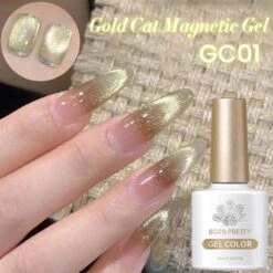 Gold Cat Magnetic Gel Polish GC01 Classic Poetry 10ml -Born Pretty Salon 60203 1 ZHUA 3