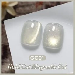 Gold Cat Magnetic Gel Polish GC01 Classic Poetry 10ml -Born Pretty Salon 60203 1 ZIA 1