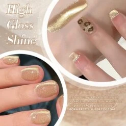 Gold Cat Magnetic Gel Polish GC02 Classic Poetry 10ml -Born Pretty Salon 60203 2 ZI 4
