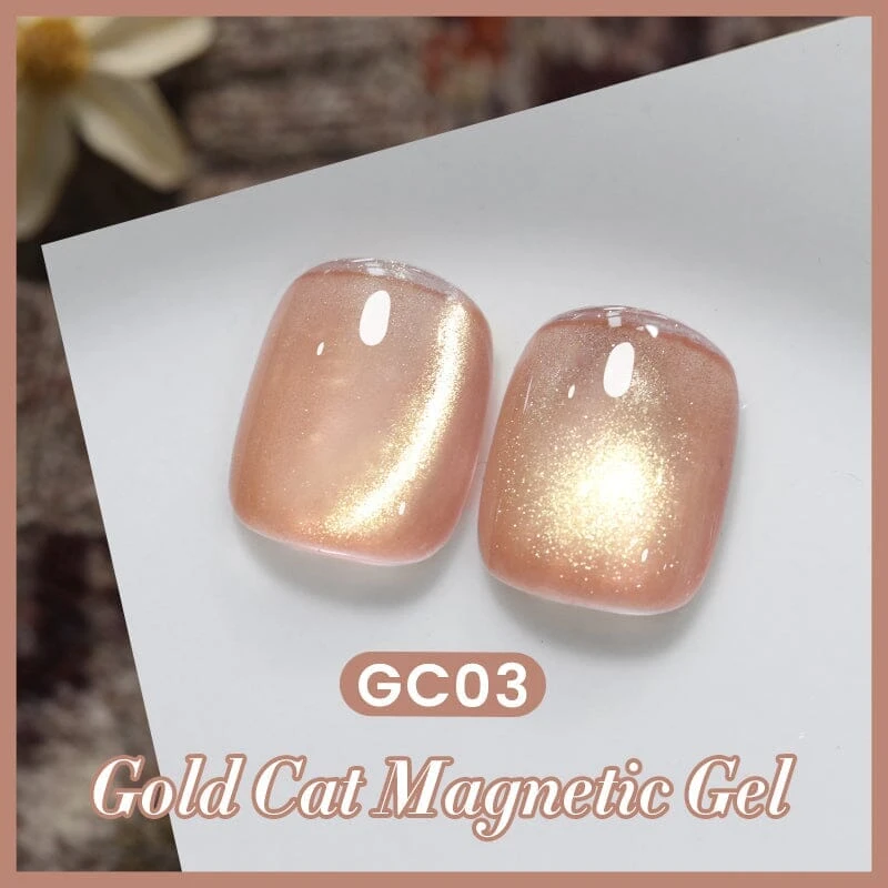 Gold Cat Magnetic Gel Polish GC03 Classic Poetry 10ml 3 Gold Cat Magnetic Gel Polish GC03 Classic Poetry 10ml - Image 3