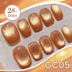 Gold Cat Magnetic Gel Polish GC05 Classic Poetry 10ml -Born Pretty Salon 60203 5 ZI 2