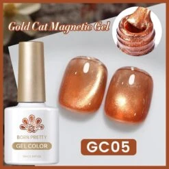 5 Colors Gold Cat Magnetic Gel 10ml With Magnetic Stick 24 5 Colors Gold Cat Magnetic Gel 10ml With Magnetic Stick -Born Pretty Salon 60203 SXA 5 94868149 e5bf 4003 989b da0c97805635