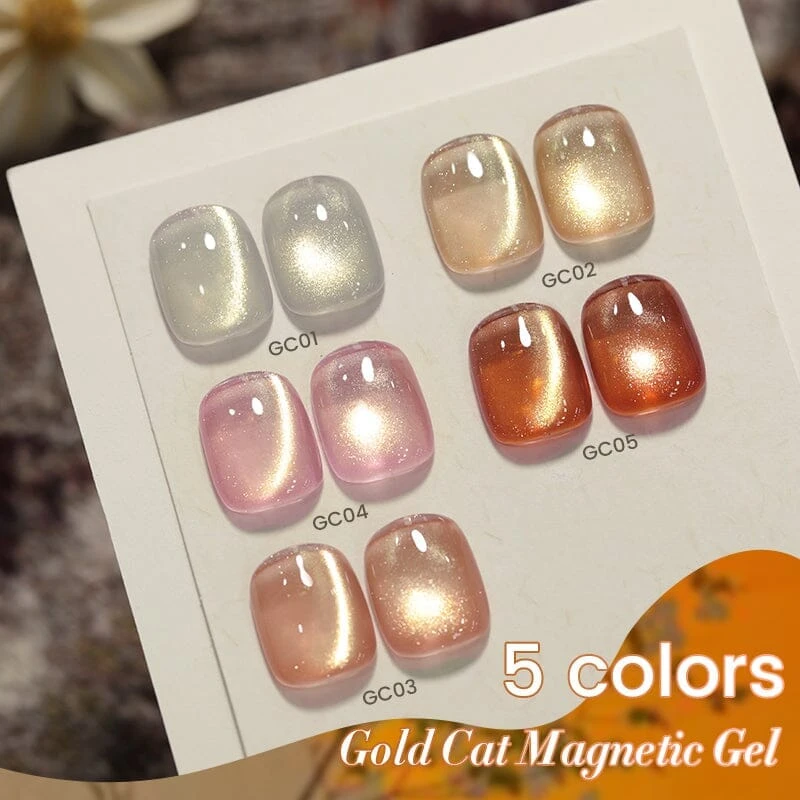 5 Colors Gold Cat Magnetic Gel 10ml With Magnetic Stick 3 5 Colors Gold Cat Magnetic Gel 10ml With Magnetic Stick - Image 3