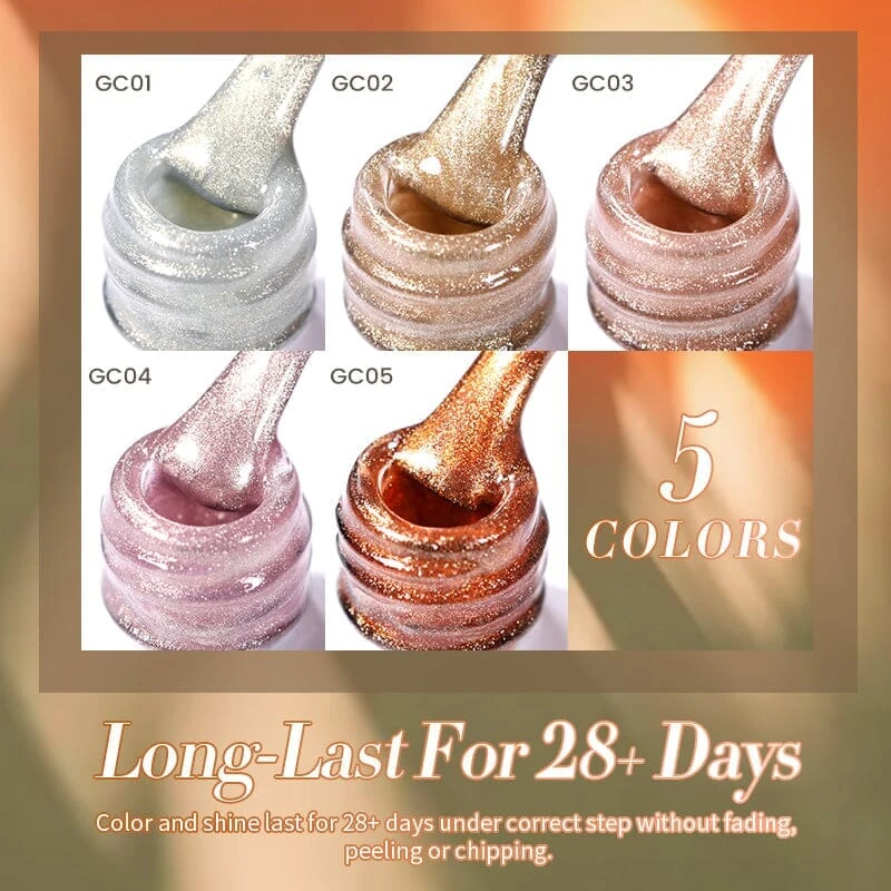 5 Colors Gold Cat Magnetic Gel 10ml With Magnetic Stick 5 5 Colors Gold Cat Magnetic Gel 10ml With Magnetic Stick - Image 5