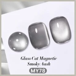 Water Light Cat Magnetic Gel Polish MY78 Smoky Aash 10ml -Born Pretty Salon 60216 1 ZI 2