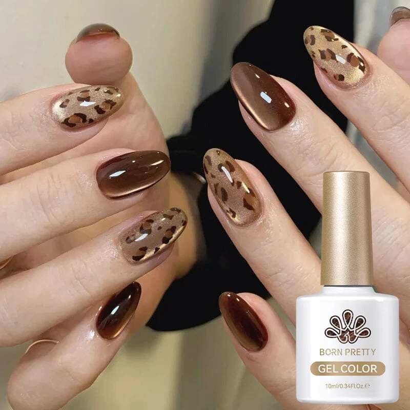 Water Light Cat Magnetic Gel Polish MY80 Dark Chocolate 10ml 1 Water Light Cat Magnetic Gel Polish MY80 Dark Chocolate 10ml