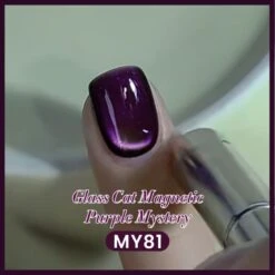 Water Light Cat Magnetic Gel Polish MY81 Purple Mystery 10ml -Born Pretty Salon 60216 4 ZI 2