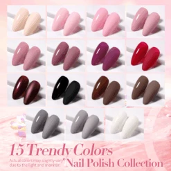 15 Colors Nail Polish Set C Valentine's Day Collection 6ml -Born Pretty Salon 60221 ZI 1