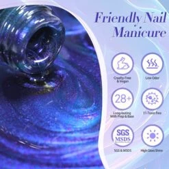 6 Colors Galaxies Glass Cat Magnetic Gel Polish Set 7ml -Born Pretty Salon 60235 ZI 8 bea7cb65 bd42 43ad 8410 437974de333e