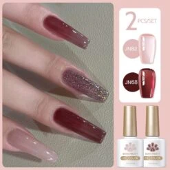 2 Colors Set #15 Jelly Nude Gel 10ml